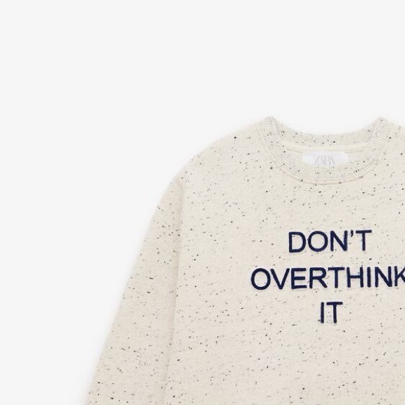 Zara Printed Logo Sweatshirt - Picture 3 of 12